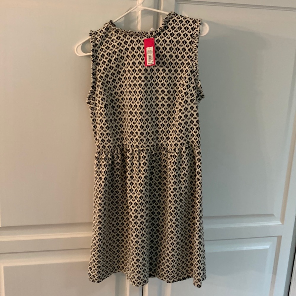 New with tag, large, black and white dress